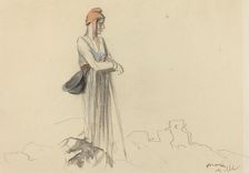 France Waits, c. 1914/1919. Creator: Jean Louis Forain