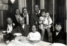 Francesc Macia, president of the Generalitat de Catalonia, familiar scene