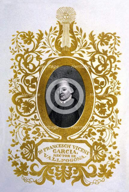 Francesc Vicenç Garcia y Torres (1579-1623), named Rector of Vallfogona, ecclesiastical and Catal…