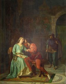 Francesca da Rimini, 1866. Creator: Francisco Díaz Carreño