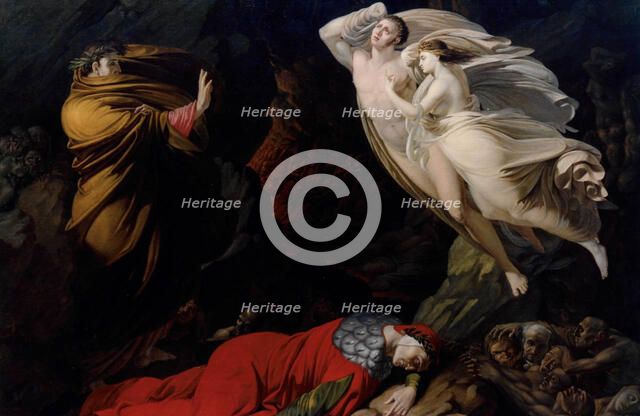 Francesca da Rimini in Dante's Hell, 1810. Creator: Monti, Nicola (1780-1864).