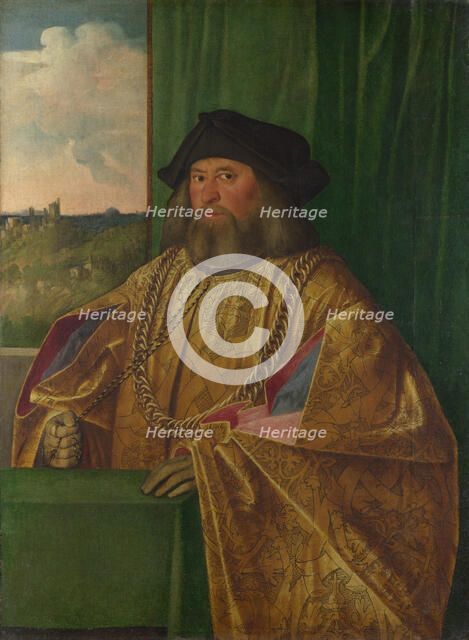 Francesco Albani, c. 1520. Artist: Cariani, Giovanni (ca. 1485-1547)