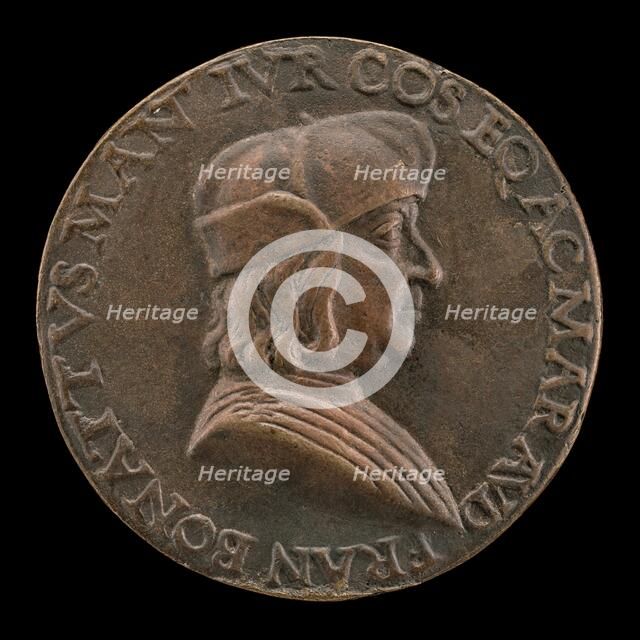 Francesco Bonatti, Mantuan Lawyer [obverse], c. 1510. Creator: Mea.