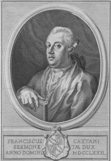 Francesco Caetani, Duke of Sermoneta in (1738-1810), 1772. Artist: Pietro Leone Bombelli