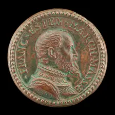 Francesco d'Este, 1516-1578, Son of Alfonso I, Marquess of Massa, 1554. Creator: Pastorino Pastorini