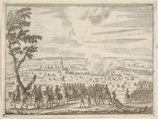 Francesco d'Este Leads the French Army After the Difficult Resolution of Cremona without L..., 1659. Creator: Bartolomeo Fenice