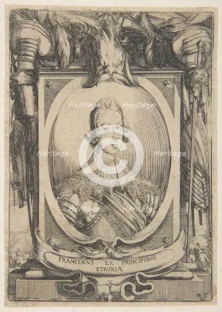 Francesco de Medici, Prince of Tuscany, ca. 1634. Creator: Stefano della Bella.