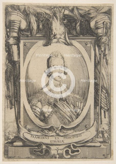 Francesco de Medici, Prince of Tuscany, ca. 1634. Creator: Stefano della Bella.
