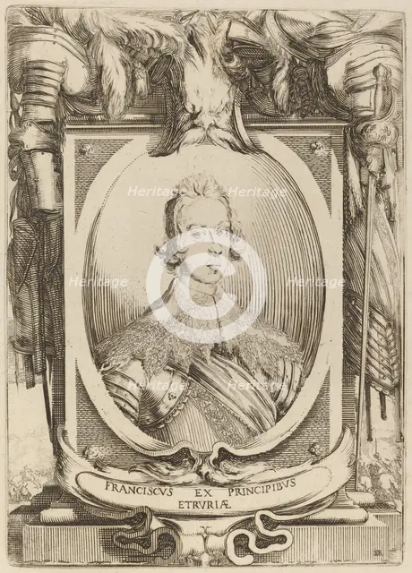Francesco de Medici, Prince of Tuscany. Creator: Stefano della Bella.