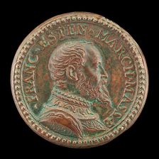 Francesco d'Este, 1516-1578, Son of Alfonso I, Marquess of Massa, 1554. Creator: Pastorino Pastorini