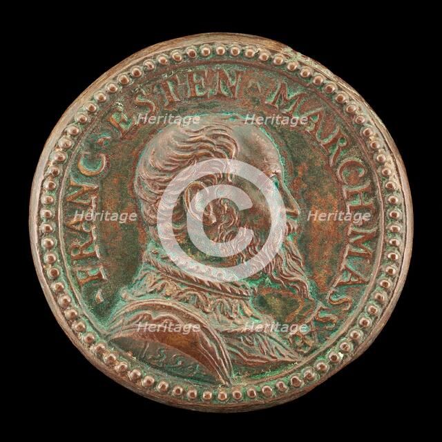 Francesco d'Este, 1516-1578, Son of Alfonso I, Marquess of Massa, 1554. Creator: Pastorino Pastorini.