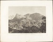 Francesco fuori di Subiacao, 1794. Creator: Jacob Wilhelm Mechau