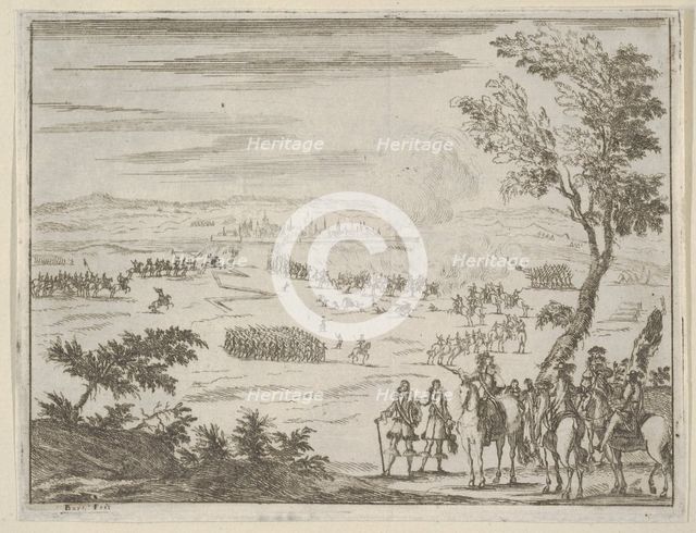 Francesco I d'Este and the French Army Besiege Valenza, which has Been Taken by the Spanis..., 1659. Creator: Bartolomeo Fenice.