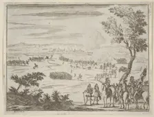 Francesco I d'Este and the French Army Besiege Valenza, which has Been Taken by the Spanis..., 1659. Creator: Bartolomeo Fenice