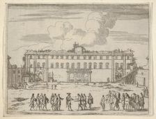 Francesco I d'Este Builds the Palazzo di Sassuolo, from L'Idea di un Principe ed Eroe Cris..., 1659. Creator: Bartolomeo Fenice