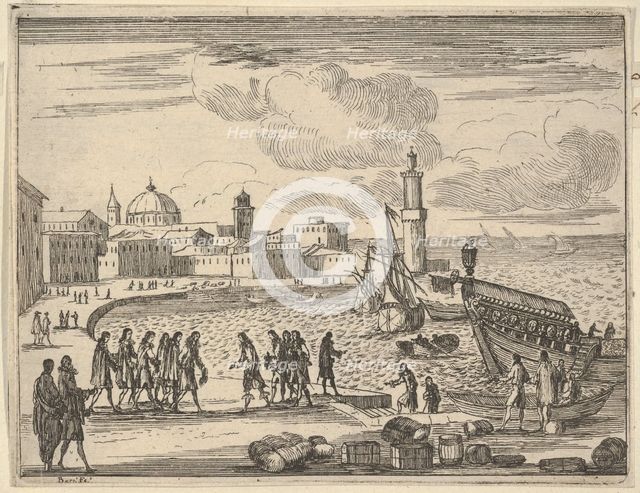 Francesco I d'Este Combines Forces with The Republic of Venice and Genoa Against the Ottom..., 1659. Creator: Bartolomeo Fenice.