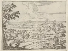 Francesco I d'Este Keeps his State Intact During the Descent of the Germans into Mantua, f..., 1659. Creator: Bartolomeo Fenice
