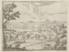 Francesco I d'Este Keeps his State Intact During the Descent of the Germans into Mantua, f..., 1659. Creator: Bartolomeo Fenice