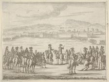 Francesco I d'Este Liberates the City of Turin and Leaves it in the Hands of the Duke of S..., 1659. Creator: Bartolomeo Fenice