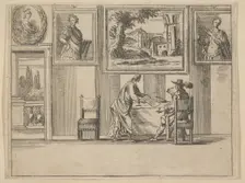 Francesco I d'Este Sentencing the Guilty with Great Difficulty, from L'Idea di un Principe..., 1659. Creator: Bartolomeo Fenice