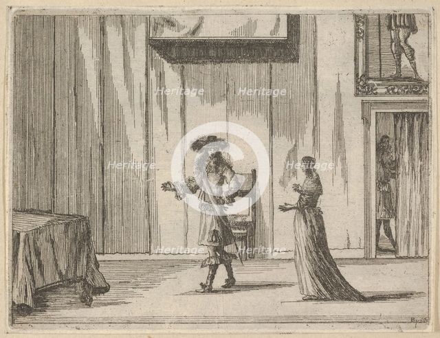 Francesco I d'Este Speaks About his Victories with an Honest Comportment, from L'Idea di u..., 1659. Creator: Bartolomeo Fenice.