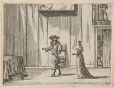 Francesco I d'Este Speaks About his Victories with an Honest Comportment, from L'Idea di u..., 1659. Creator: Bartolomeo Fenice
