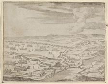 Francesco I d'Este Approches the Camp of the Enemy Under the Pretext of Battle, Although h..., 1659. Creator: Bartolomeo Fenice