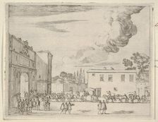 Francesco I d'Este Intervenes for an Agreement between Pope Urban VIII and the Duke of Par..., 1659. Creator: Bartolomeo Fenice