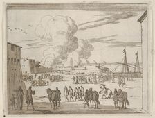 Francesco I d'Este Makes an Effort to Save his Crown by Allying Himself with the Barberini..., 1659. Creator: Bartolomeo Fenice