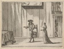 Francesco I d'Este Speaks About his Victories with an Honest Comportment, from L'Idea di u..., 1659. Creator: Bartolomeo Fenice