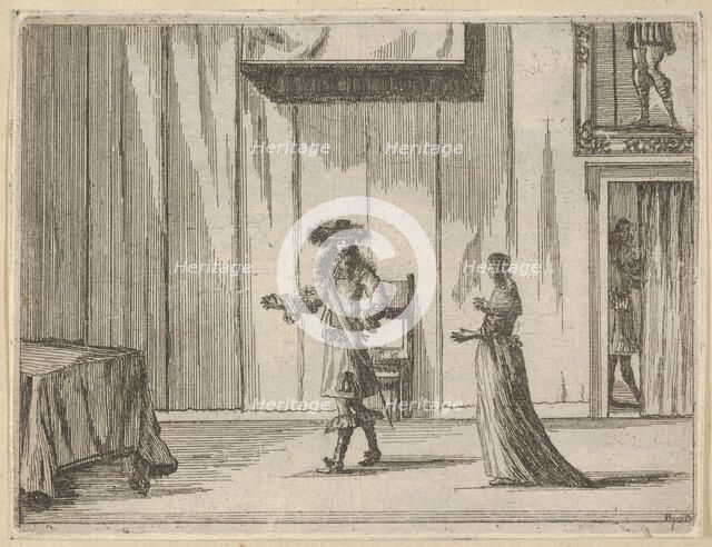 Francesco I d'Este Speaks About his Victories with an Honest Comportment, from L'Idea di u..., 1659. Creator: Bartolomeo Fenice.