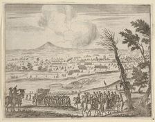 Francesco I d'Este Protects the French in Casalmaggiore from the Siege of the Spanish, fro..., 1659. Creator: Bartolomeo Fenice