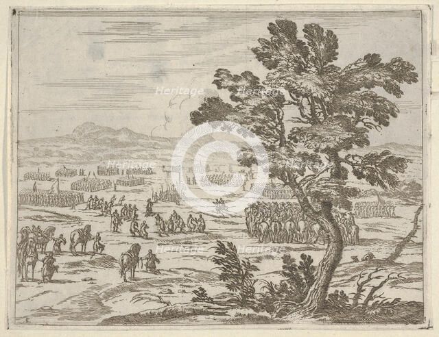 Francesco I d'Este Remains Dedicated to the Cause of the War, Having been Involved for Man..., 1659. Creator: Bartolomeo Fenice.