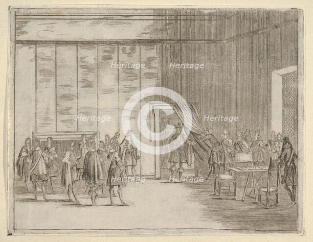 Francesco I d'Este, with his Gentle Manner, is Loved by All of the Noblemen in his Court..., 1659. Creator: Bartolomeo Fenice.