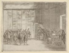 Francesco I d'Este, with his Gentle Manner, is Loved by All of the Noblemen in his Court..., 1659. Creator: Bartolomeo Fenice