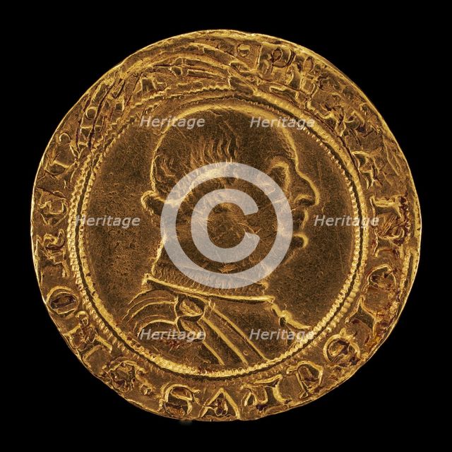 Francesco I Sforza, 1401-1466, 4th Duke of Milan 1450 [obverse], 16th century. Creator: Unknown.