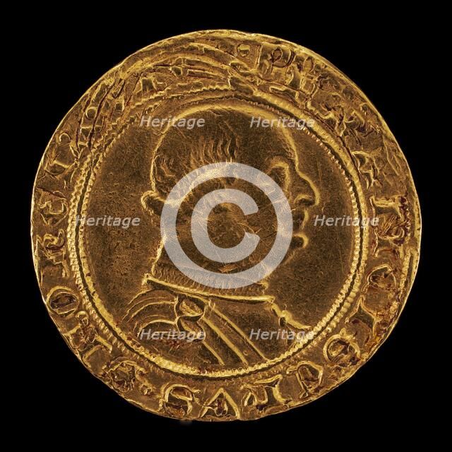 Francesco I Sforza, 1401-1466, 4th Duke of Milan 1450 [obverse], 16th century. Creator: Unknown.