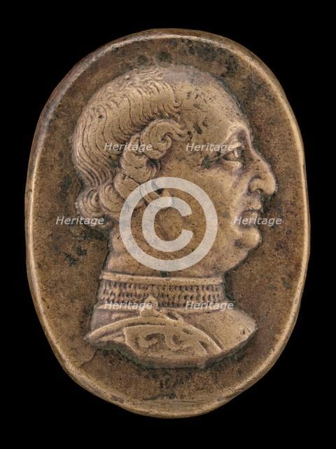 Francesco I Sforza, 1401-1466, 4th Duke of Milan 1450, probably 1456/1466. Creator: Gianfrancesco Enzola.