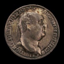 Francesco II da Carrara, 1359-1406, Lord of Padua 1388-1405 [obverse], 1390. Creator: Unknown
