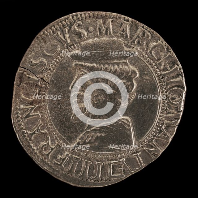 Francesco II Gonzaga, 1466-1519, 4th Marquess of Mantua 1484 [obverse], 16th century. Creator: Unknown.