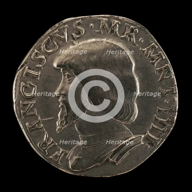 Francesco II Gonzaga, 1466-1519, 4th Marquess of Mantua 1484 [obverse], 16th century. Creator: Unknown.