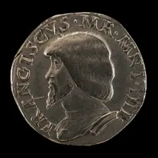 Francesco II Gonzaga, 1466-1519, 4th Marquess of Mantua 1484 [obverse], 16th century. Creator: Unknown