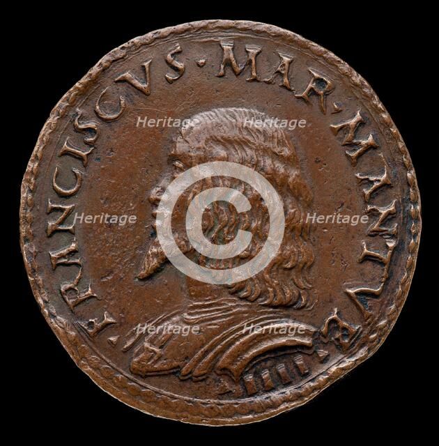 Francesco II Gonzaga, 1466-1519, 4th Marquess of Mantua 1484 [obverse], probably 1484/1506. Creator: Gian Marco Cavalli.