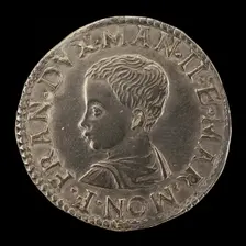 Francesco III Gonzaga, 1533-1550, 2nd Duke of Mantua [obverse], 16th century. Creator: Unknown