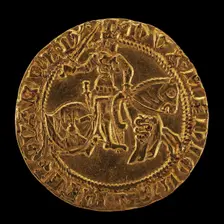 Francesco in Armor on Horseback, Wielding Sword [reverse], 16th century. Creator: Unknown