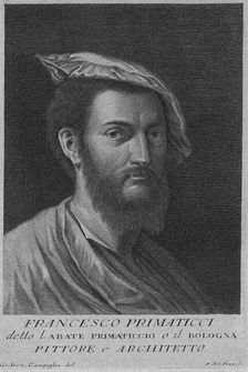 Francesco Primaticcio from the Abate Primaticcio or the Bologna picturesque and architect, 1752. Creator: Pazzi, Pietro Antonio (1706-1770)