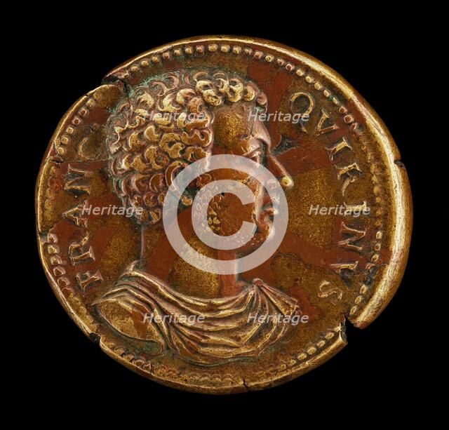 Francesco Querini, died 1563, Venetian Patrician, Poet and Soldier [obverse]. Creator: Giovanni da Cavino.