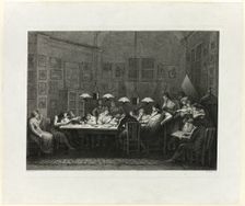 Francesco Rosaspina's Drawing School, 1811. Creator: Giulio Tomba