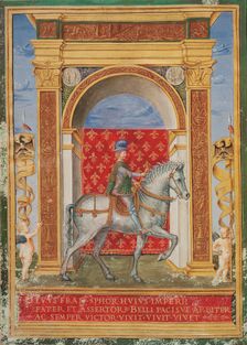 Francesco Sforza om horseback, 1486