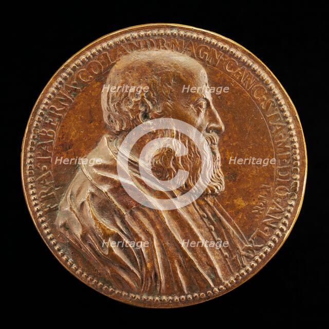 Francesco Taverna, 1488-1560, Count of Landriano, Milanese Jurisconsult [obverse], c. 1554. Creator: Pietro Paolo Galeotti.